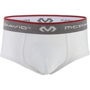 McDAVID Kids' Classic Brief with Flex Cup - White, X-Small